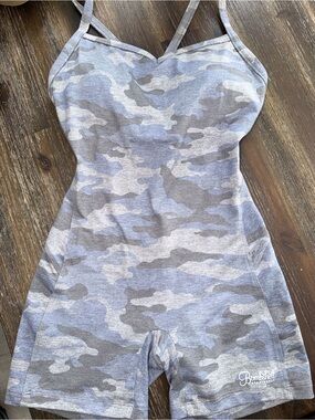Bombshell Sportswear Camo Bodysuit